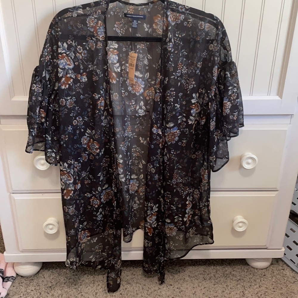 American Eagle see through cardigan